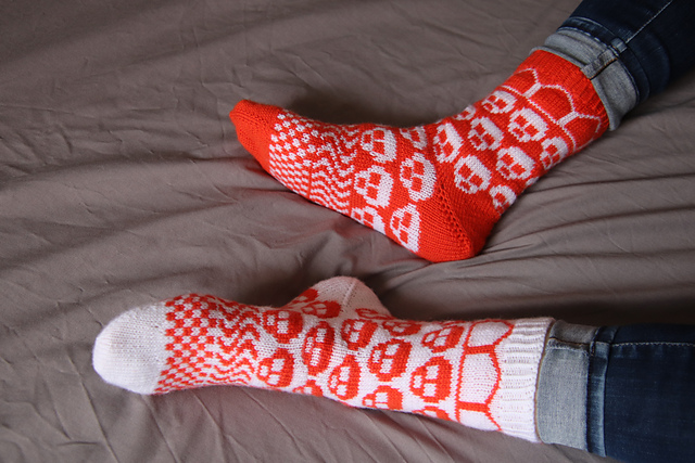 Mes chaussettes en jacquard
