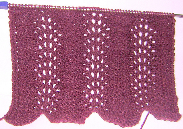Feather and Fan Scarf