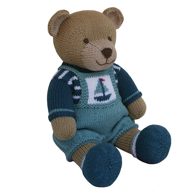 Sailboat Dungarees (Knit a Teddy)