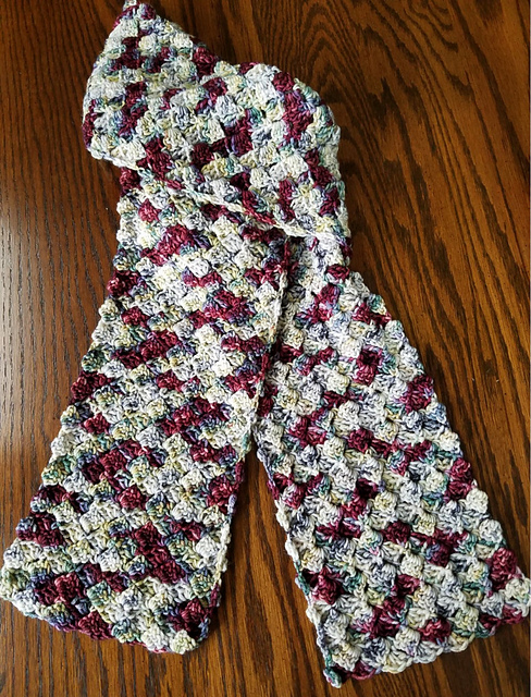 Portage Trail Crocheted Scarf