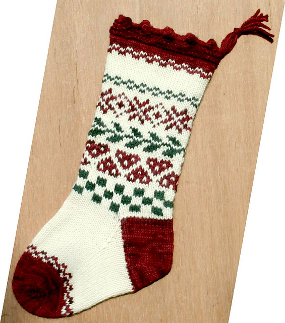 Fair Isle Stocking