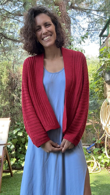ロージーモンスター fuwamoco handknit cardigan Ravelry: Cárdigan Limomo pattern by Knitandpepper
