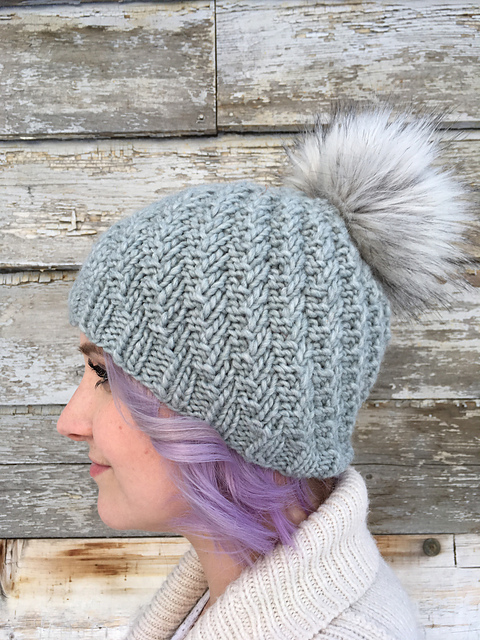 Ravelry: Soft Serve Twisted Beanie pattern by Knitatude / Chantal