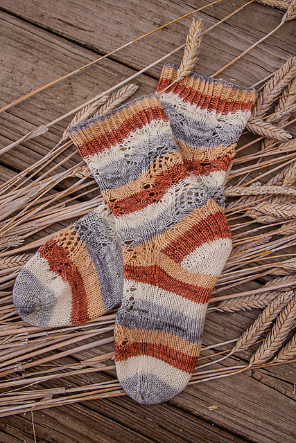 Wheat Harvest Socks