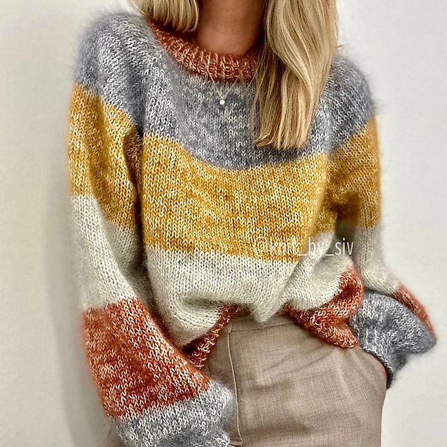 Mona Scrap yarn sweater