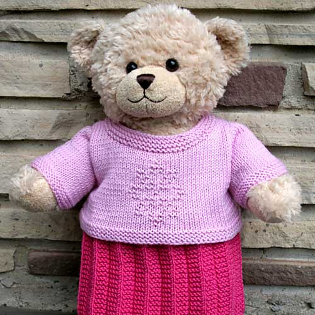 Teddy Lady - Flower Sweater