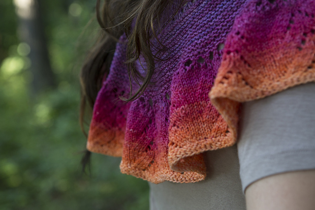 Fashion Week Gradient Shawl