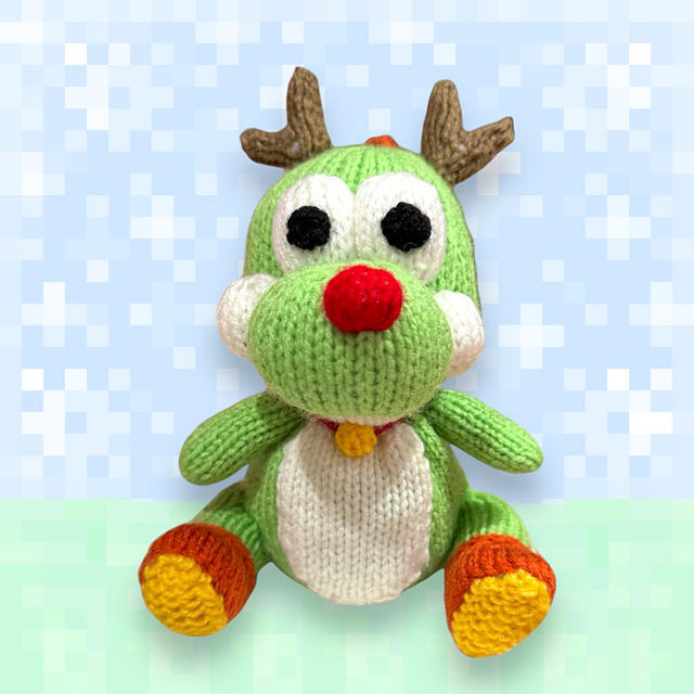 Ravelry: Christmas Yoshi chocolate orange cover / toy pattern by
