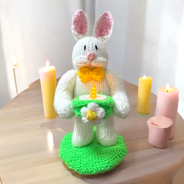 Easter Bunny Rabbit Tea Light Holder