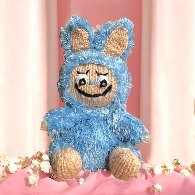 Labubu inspired choc orange cover / toy