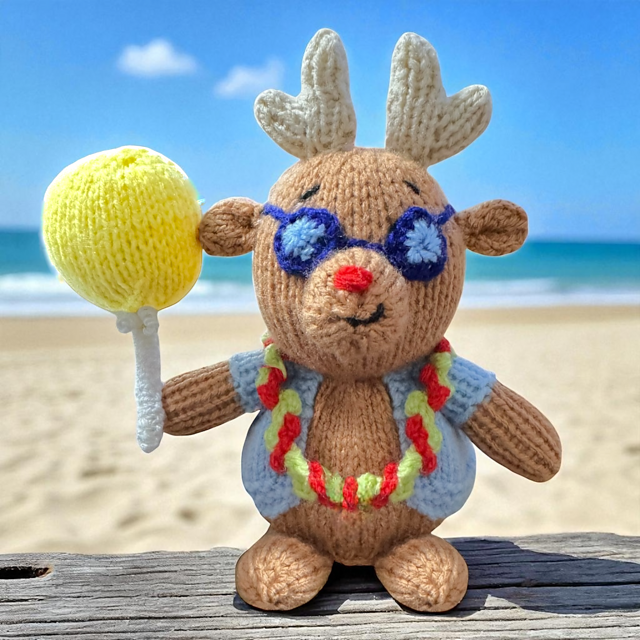 Christmas Summer Reindeer choc orange cover / toy