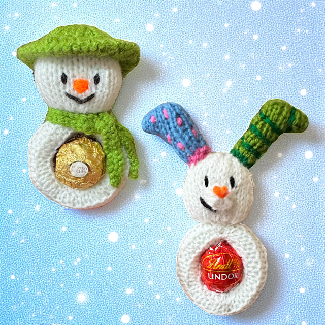 Snowman and Snow dog Hanging Choc Decorations