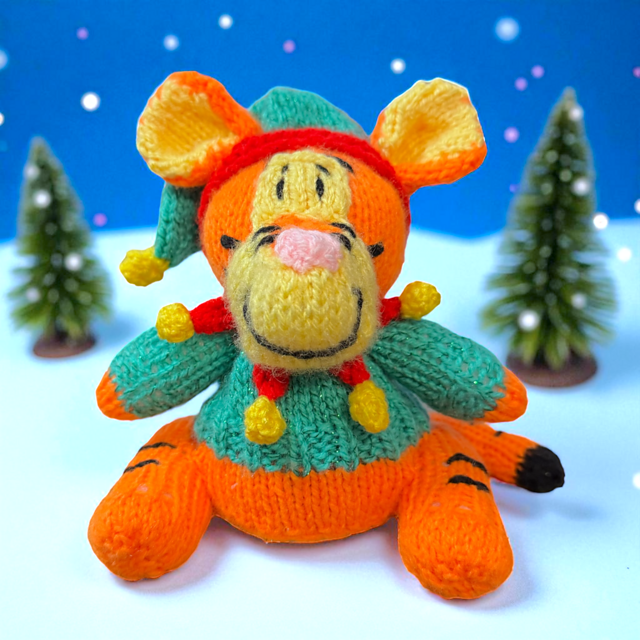Christmas Tigger choc orange cover / toy