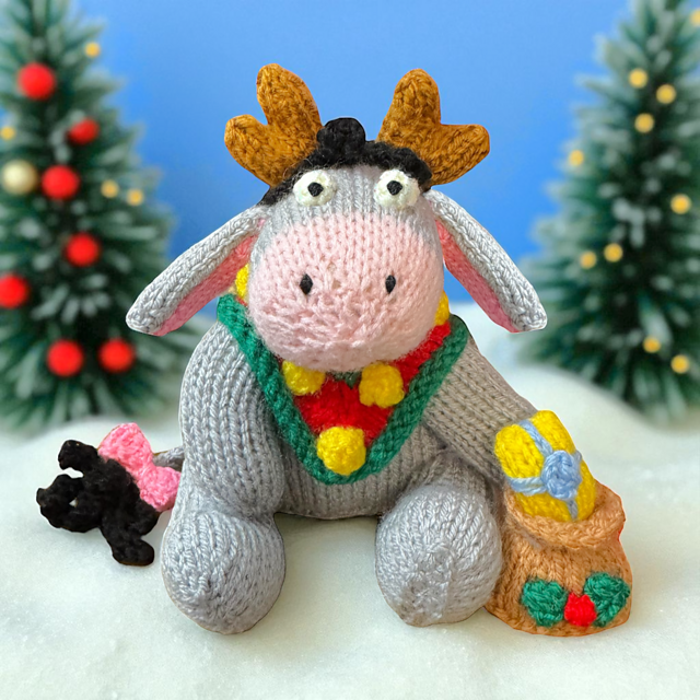 Christmas Eeyore choc orange cover / toy