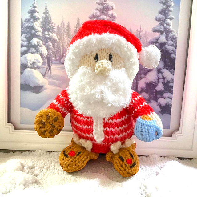 Bedtime Christmas Santa choc orange cover / toy