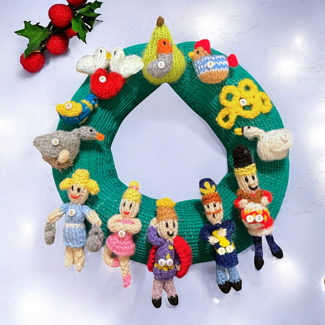 Twelve Days of Christmas Wreath
