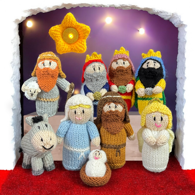 Christmas Nativity Play Set 10 cms doll Figures