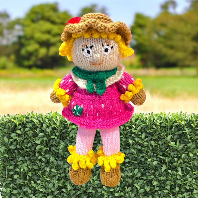 Betty O'Barley Girl Scarecrow choc cover / toy