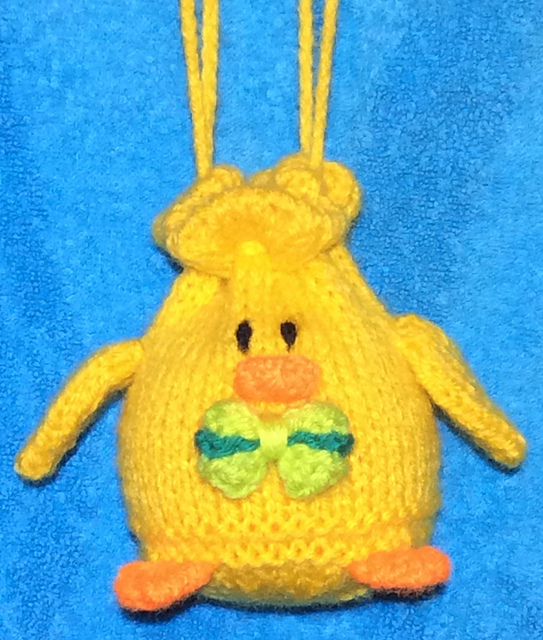 Easter Chick Drawstring Gift Bag