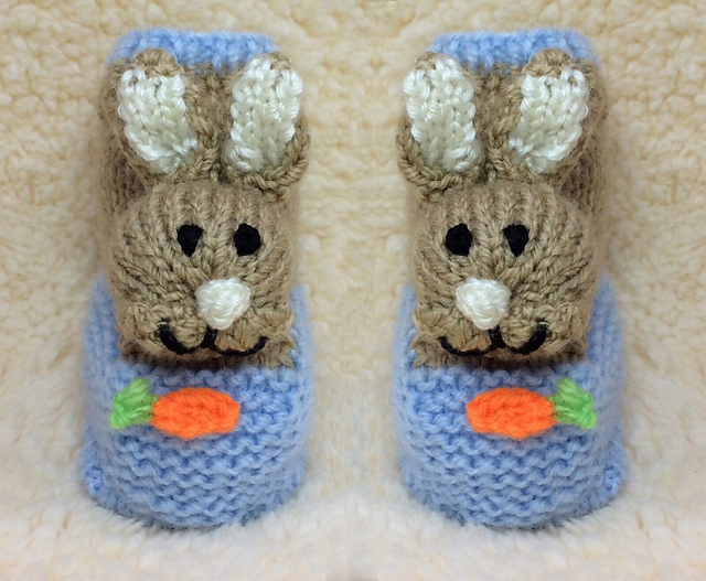 Peter Rabbit Baby Booties 0-3 Months