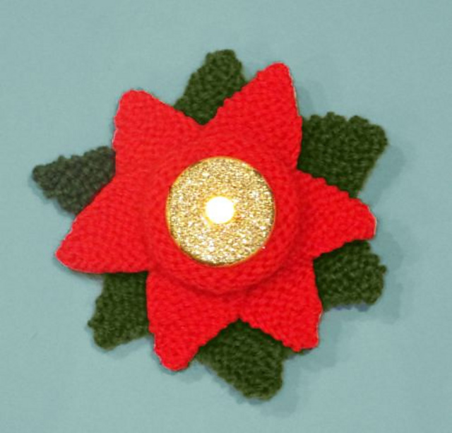 Poinsettia Tea Light Holder