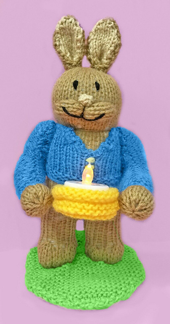 Easter Peter Rabbit Inspired Tea Light Holder