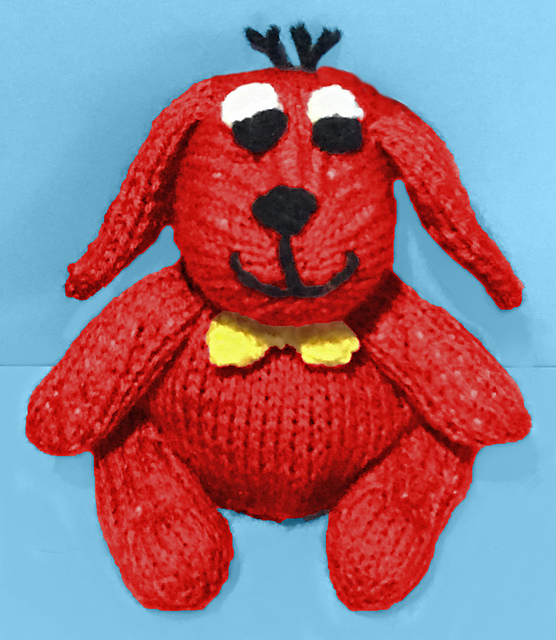 Clifford the Big Red Nose Dog choc cover / toy