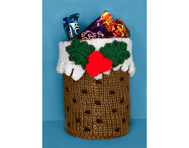 Christmas Pudding Tin Can Cover Holder