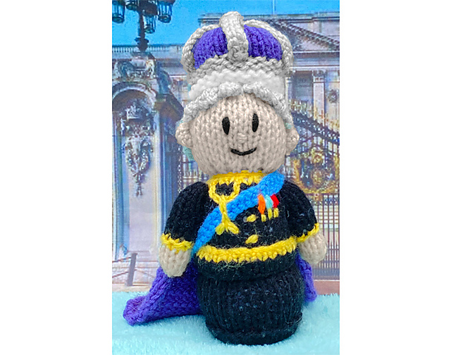 Royal Family King Charles III doll toy 10 cms