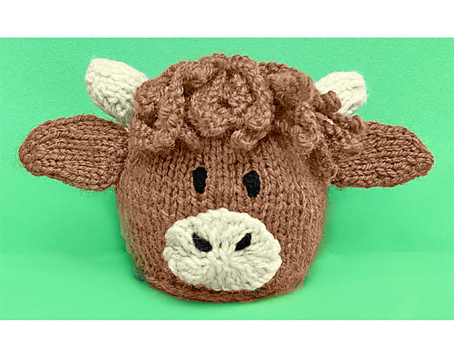 Highland Cow Head choc orange cover