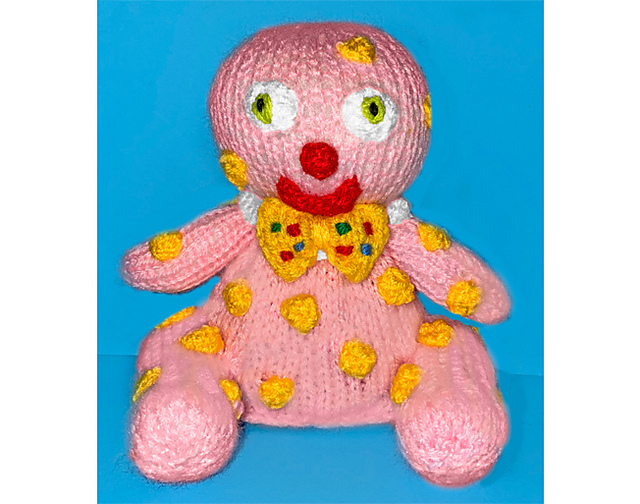 Mr Blobby inspired choc orange cover