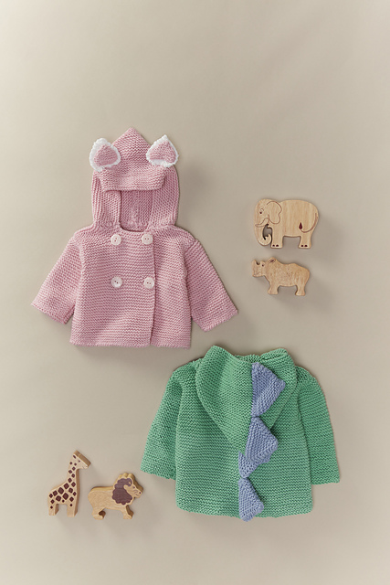 Cat or Dinosaur Kids Hooded Cardigan