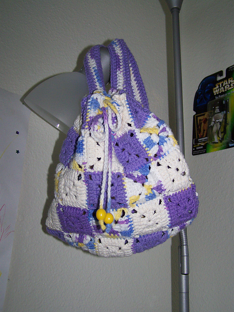 Denim Backpack