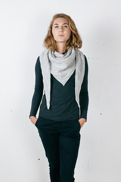 Block Triangle Shawl
