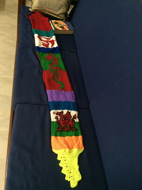 Three Dragons Scarf
