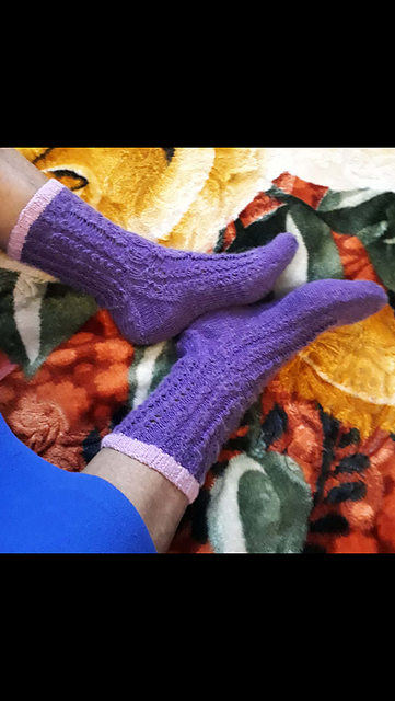 Japanese Lace Socks MKAL 2020