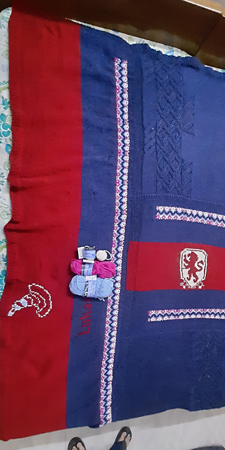 Harry Potter's Gryffindor Blanket KAL 2022