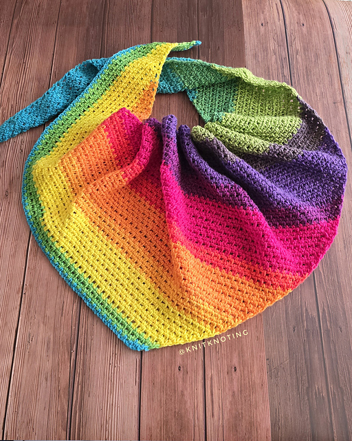 Lazy Days Asymmetrical Scarf