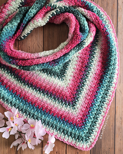 Lupinus Triangle Scarf