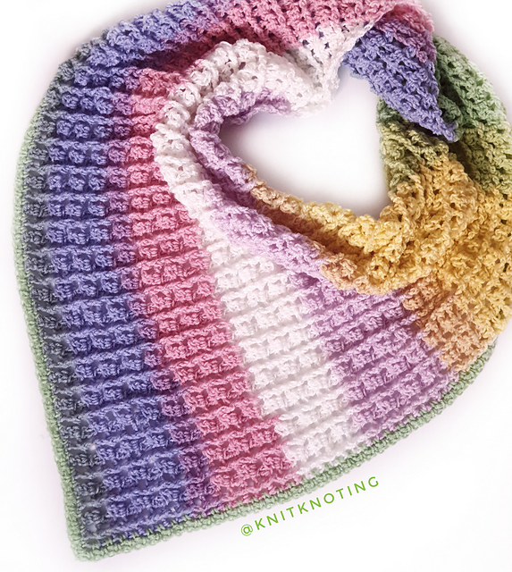 Trellis Asymmetrical Scarf