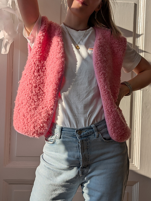 Fluffy Fleece Vest