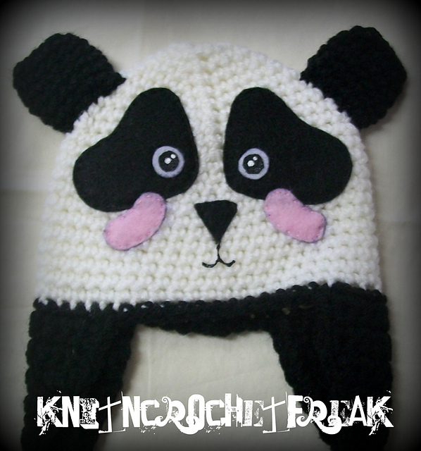 Panda Hat for Adults