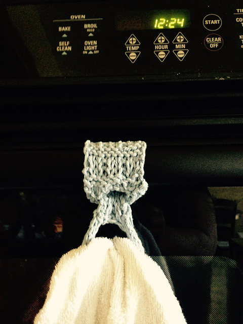 Knit Kitchen Towel Holder