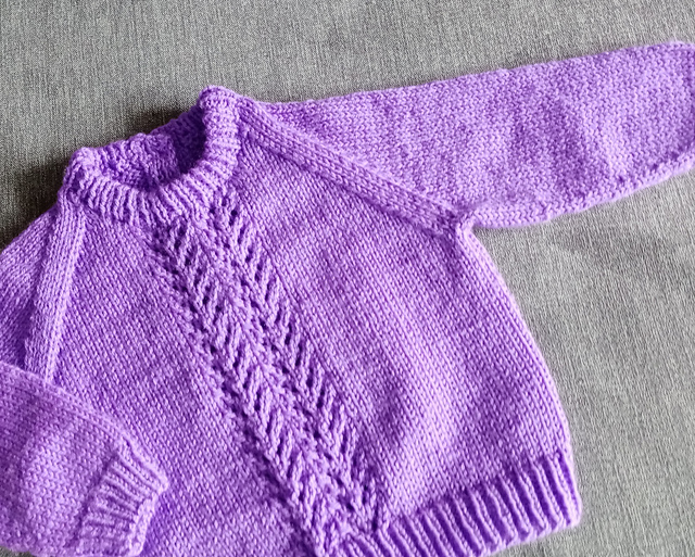 7. Sweater with Lace Panel