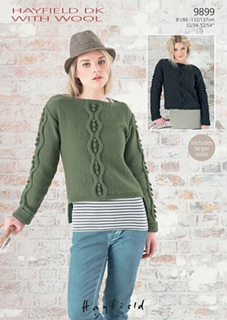 Cable Panel Sweaters
