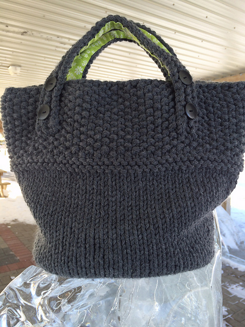 Textured Tote Bag