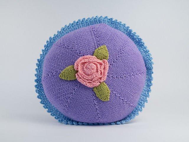 Shabby Chic Tea Rose Cushion