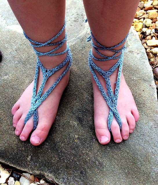 Sparkle Tie Sandals