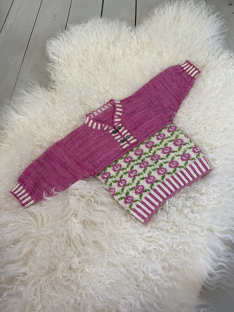 Swedish Princess Cake Baby Sweater