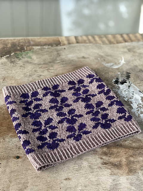 Whispering Violets Cowl